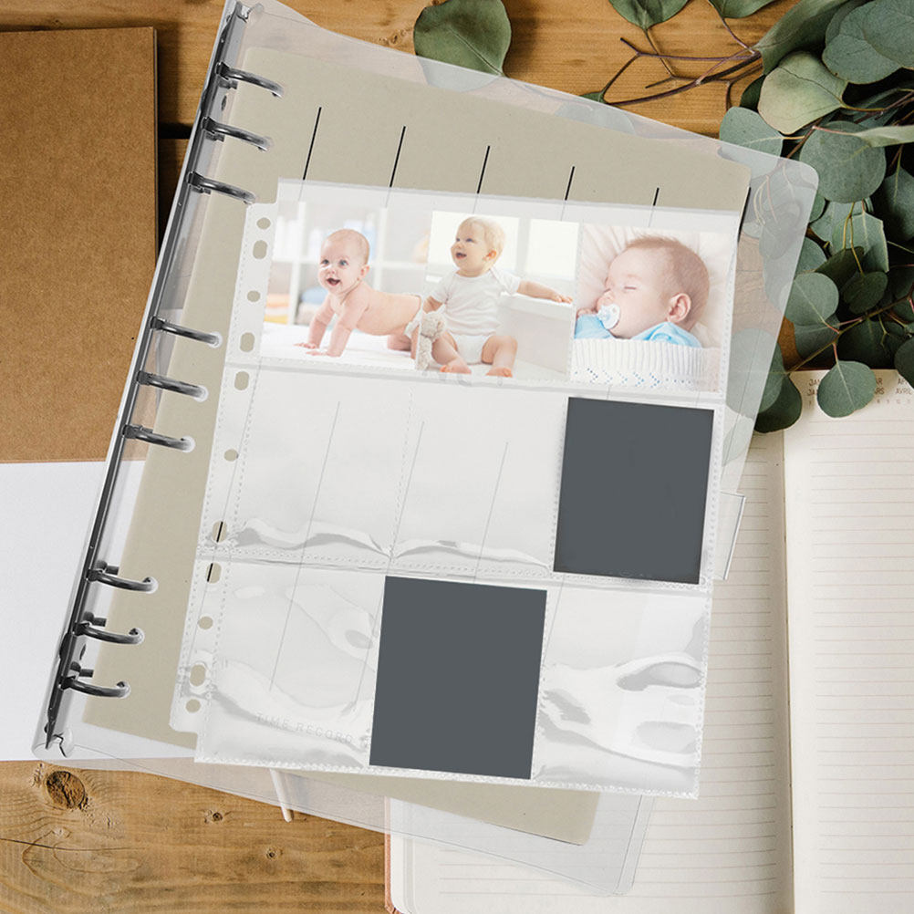Collector Card Sleeve - 50Pcs 9 Pocket Page Photo Card