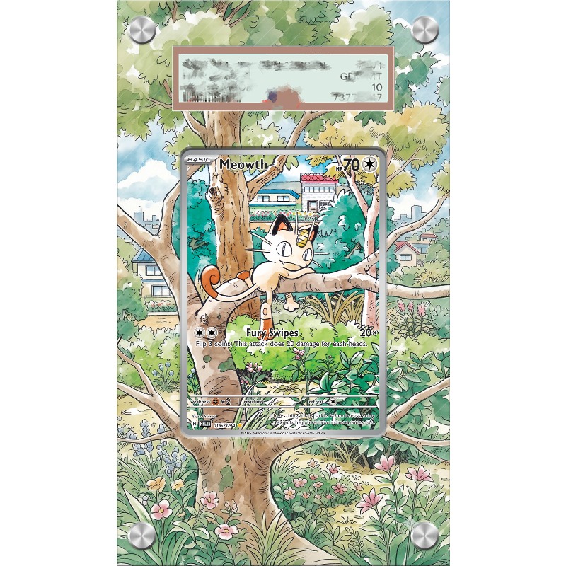 Art Display for Pokemon Meowth - Anime Merchandise From Japan review and price