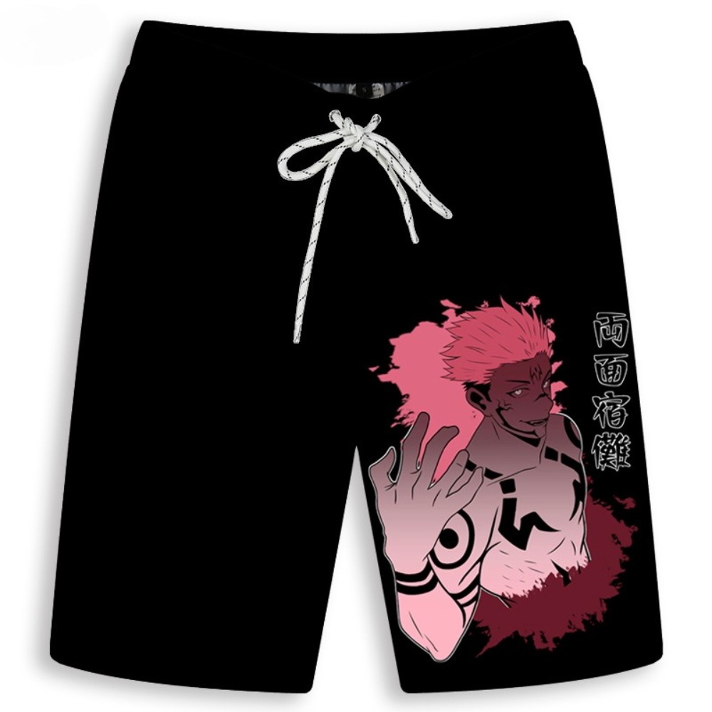 Men's Gojo Satoru Printed Shor - Anime Merchandise Store Japan review and price