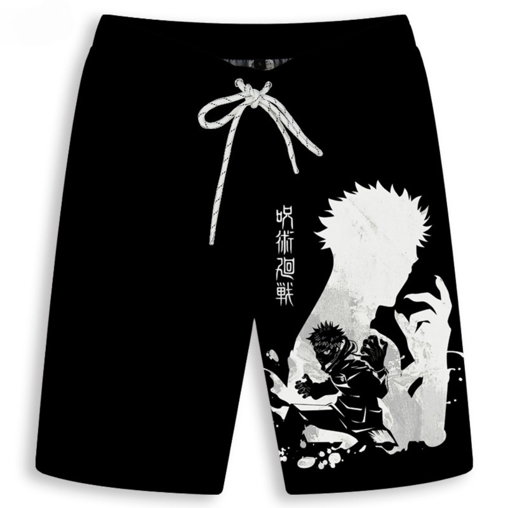 Men's Gojo Satoru Printed Shor - Anime Merchandise Store Japan review and price