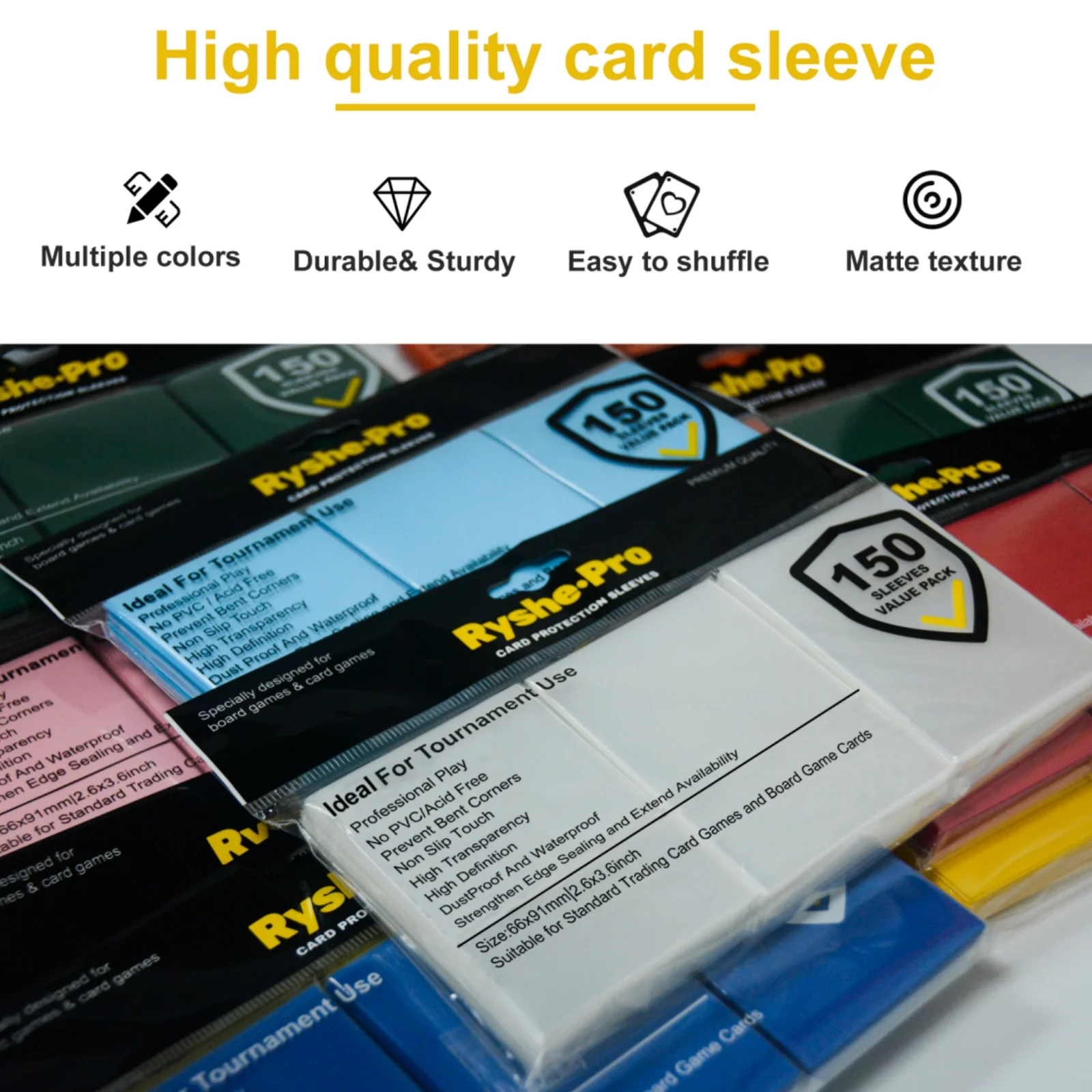 150Pcs 66*91mm Premium Card Sl - Collector Card Sleeve review and price