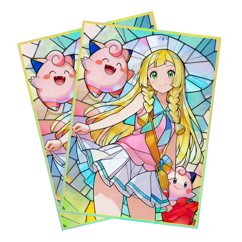 60PCS  Anime Pokemon Lillie Fi - Collector Card Sleeve review and price