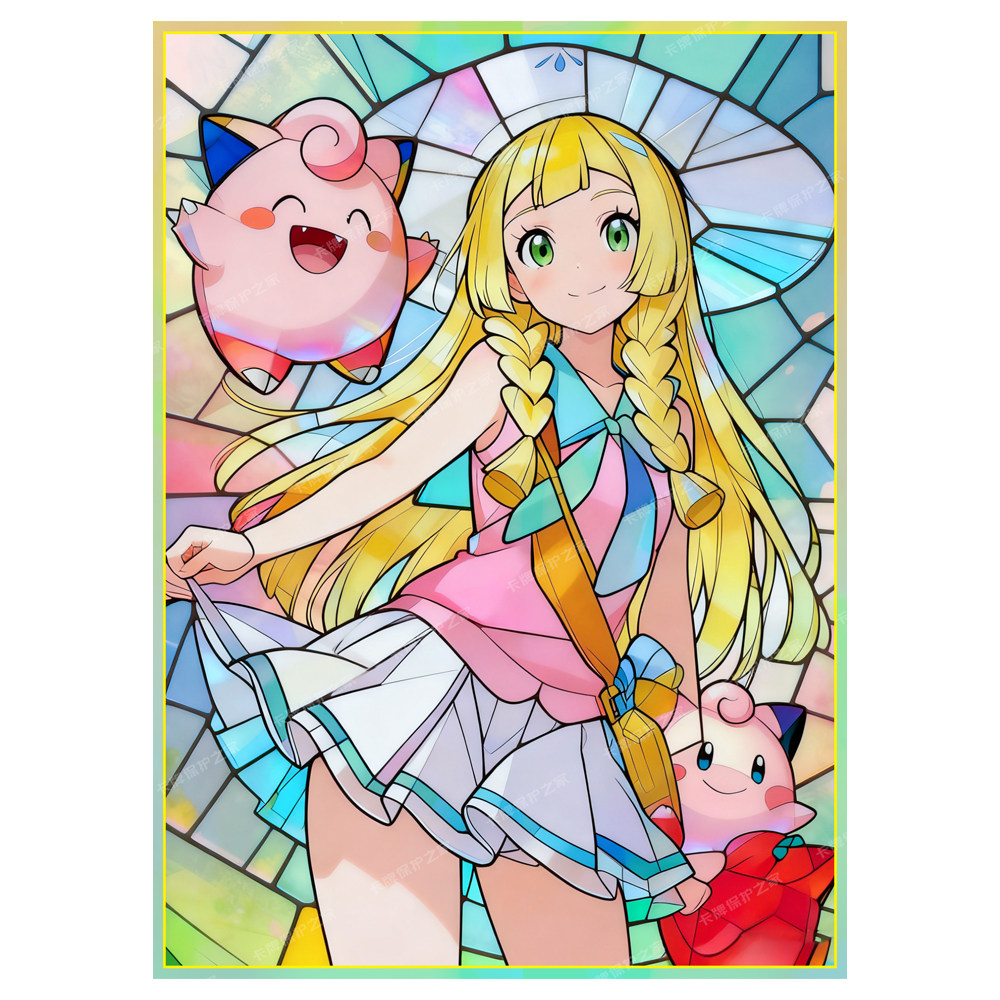 60PCS  Anime Pokemon Lillie Fi - Collector Card Sleeve review and price