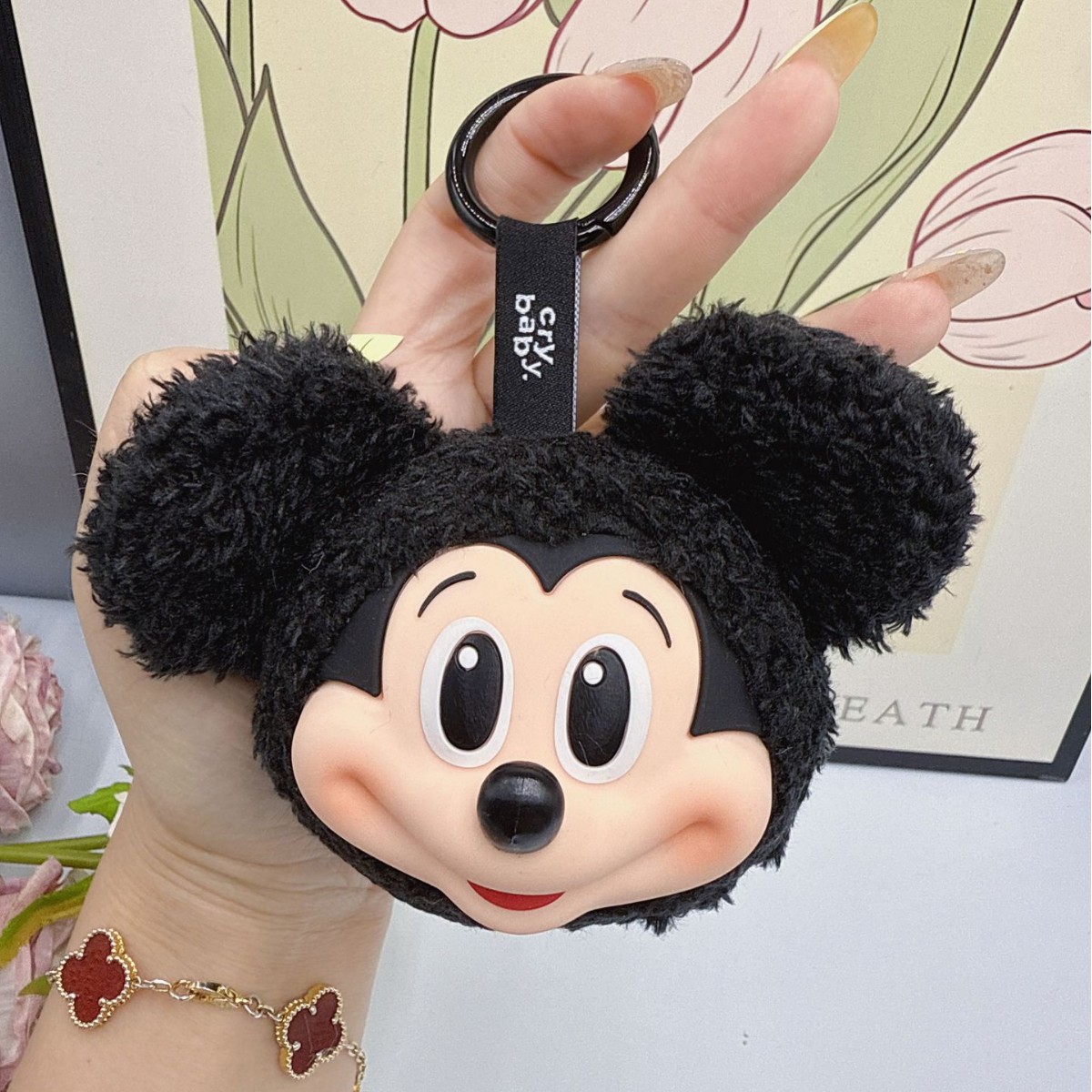 Mickey Minnie Plush Doll Keych - Anime Merchandise Keychain review and price