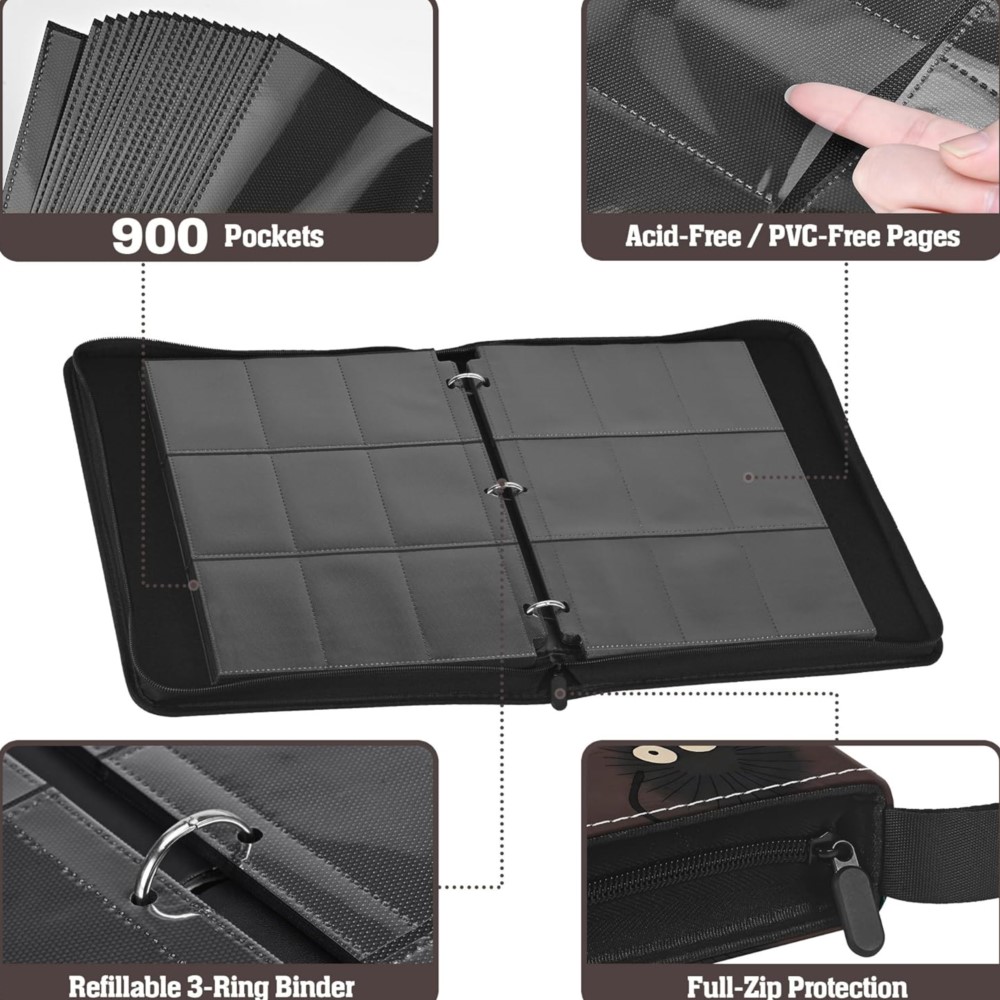 Card Binder 9 Pocket Double Si - Collector Card Sleeve review and price