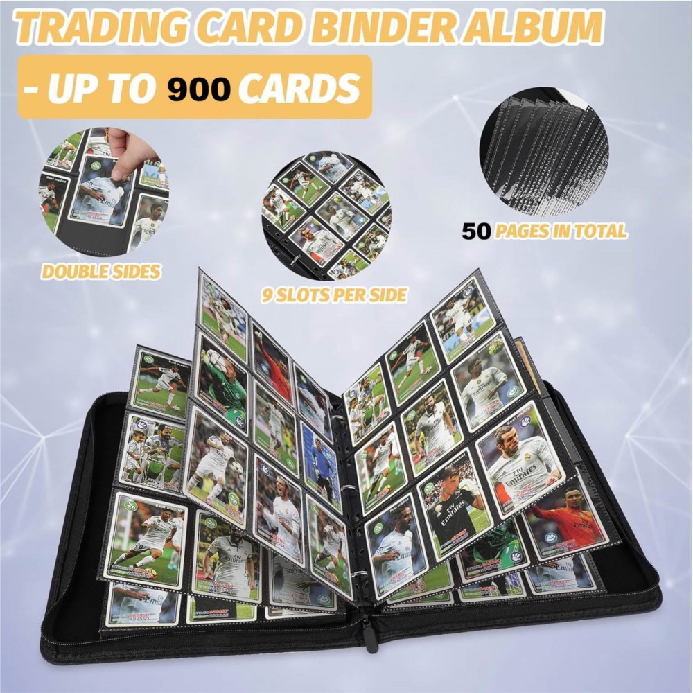 Card Binder 9 Pocket Double Si - Collector Card Sleeve review and price