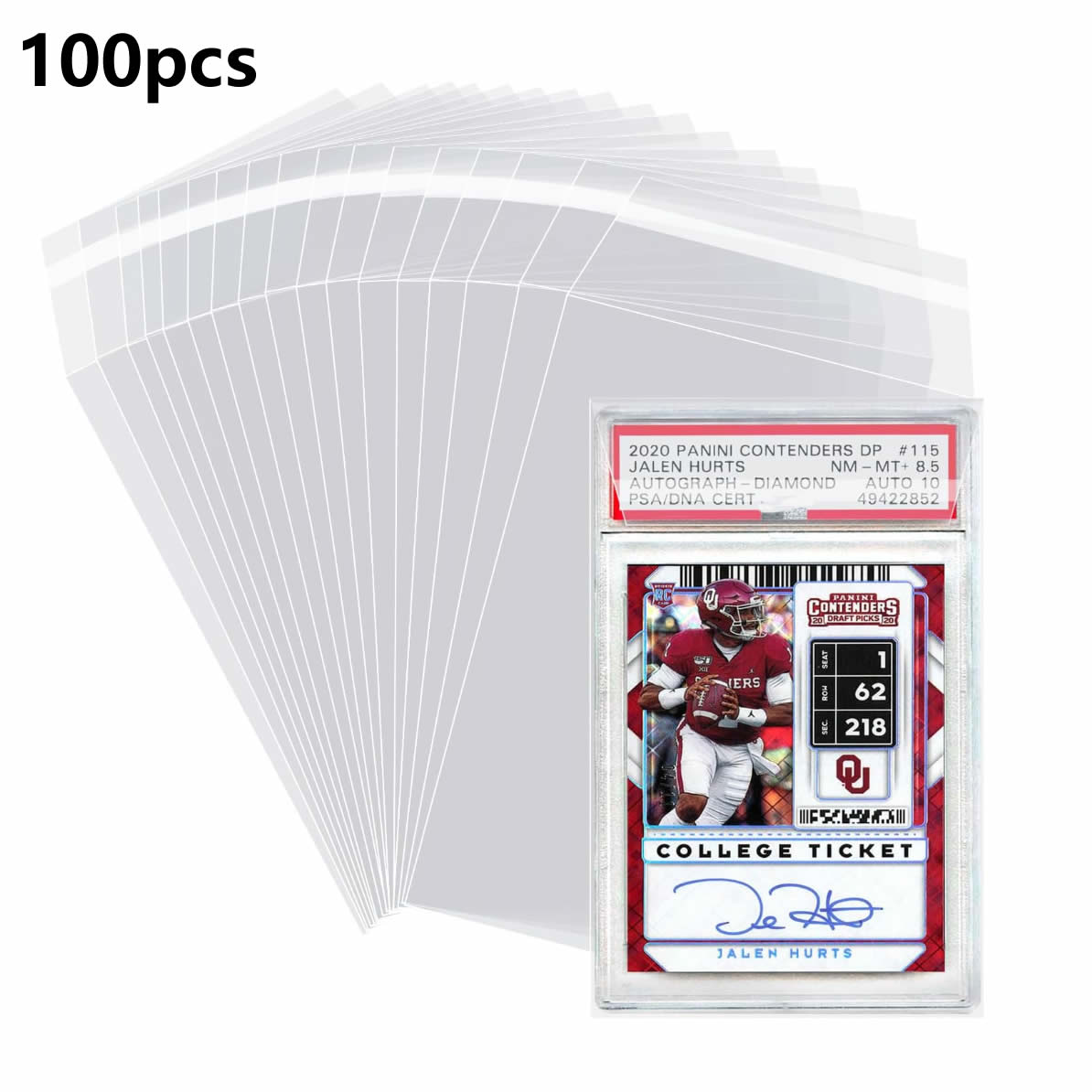 100pcs Sleeves For Graded Slab - Collector Card Sleeve review and price