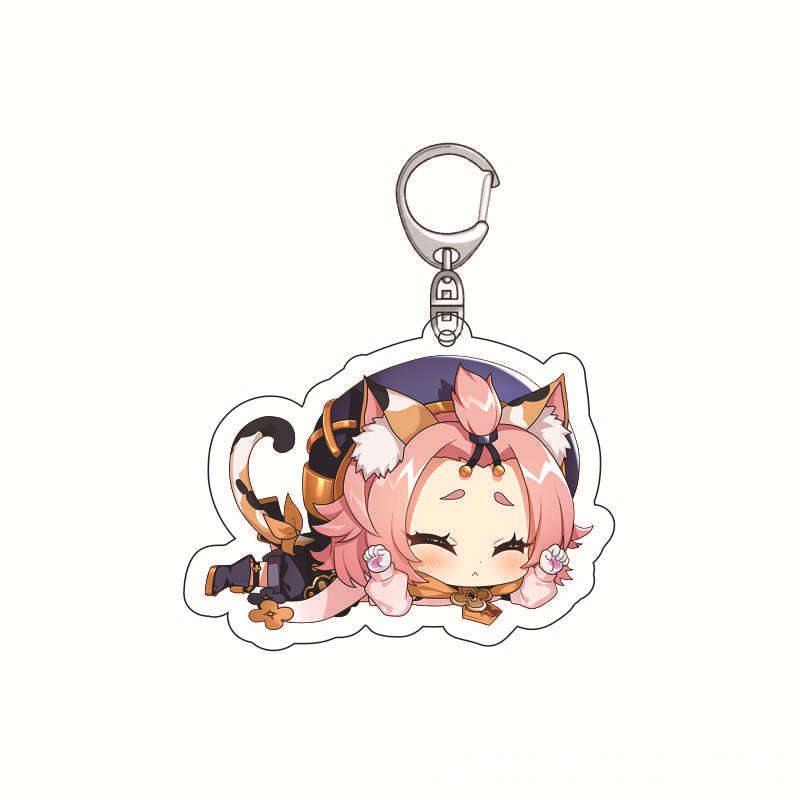 Genshin Impact Acrylic Keychai - Anime Merchandise Keychain review and price