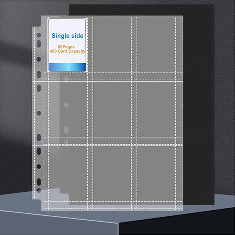 50 Pages 450 Pockets Single Si - Collector Card Sleeve review and price